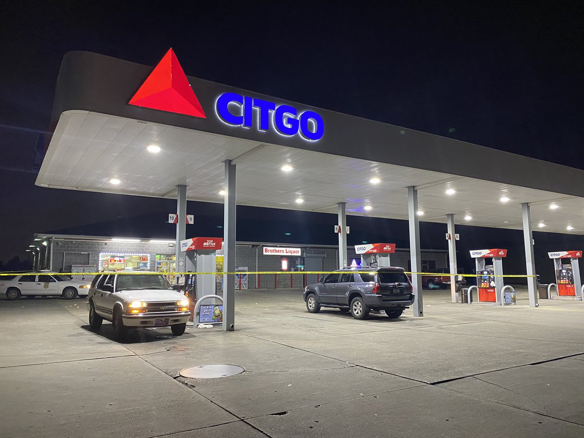 IMPD investigating a shooting at the Citgo gas station on 38th & German Church.   - 2 people shot - 1 stable 