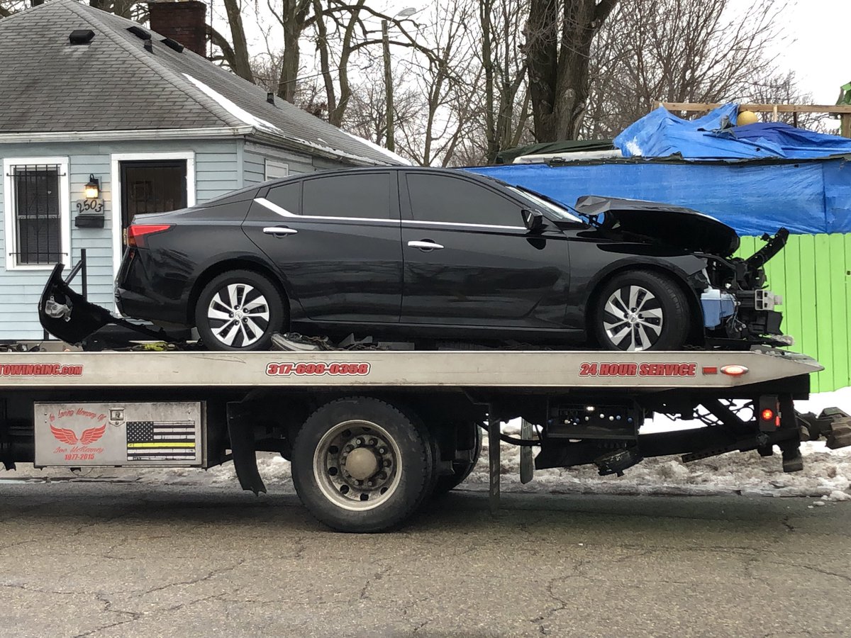 IMPD confirms 5 kids & 3 adults are expected to be ok after IPS bus 562  and a car collided at 25thand  Dearborn. All 8 were taken to the hospital with  non-life threatening injuries, and police say a stop sign that was knocked down sometime before may be to blame