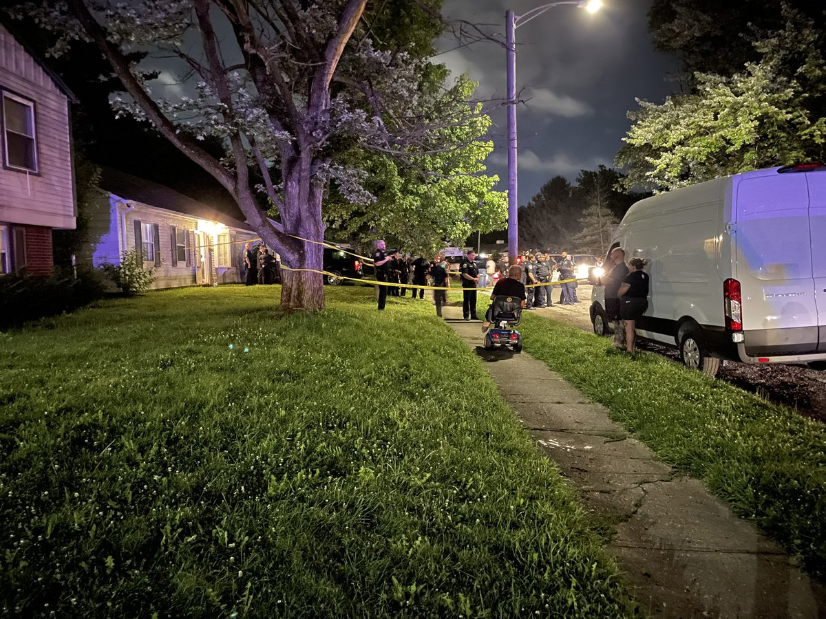 IMPD says this appears to be a murder/suicide. A man & woman are both dead after being shot in a home on Gilmore Rd. This is a domestic incident with NO threat to the public. Large crowd and police presence are still on scene. 
