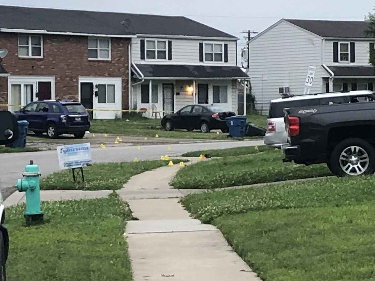 Police believe it was a shoot out and there are more than 70 evidence markers there on scene. We know that 4 makes were taking to the hospital in critical condition