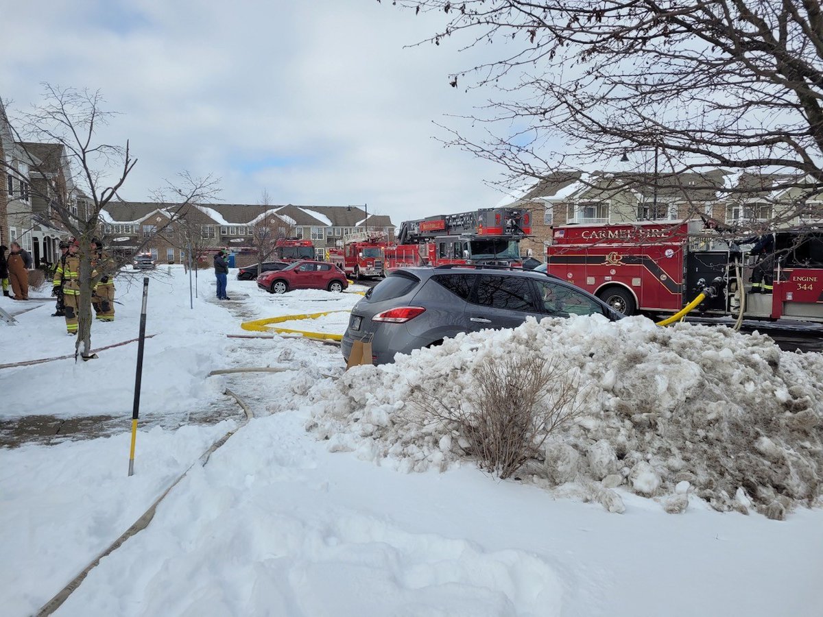 One person was taken to the hospital after a fire around noon on Dorset Lane, according to @NoblesvilleFD. This is near River Road and East 146th Street. The family is displaced because of the fire and smoke. The cause of the fire is still under investigation.