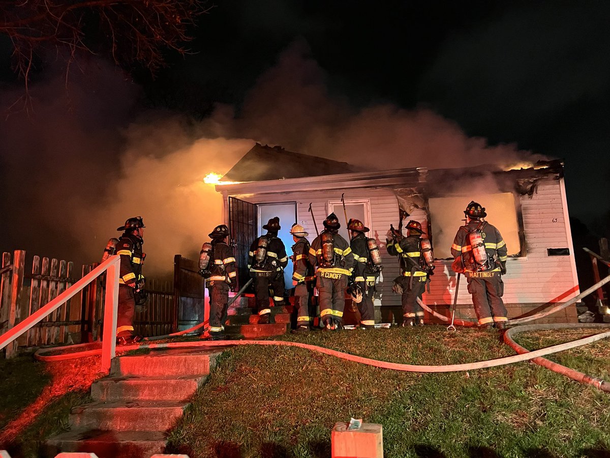 IFD firefighters find a single story vacant residence at 65 N Keystone heavily involved on arrival and command orders defensive attack only on the structure. Blaze marked under control in 25 mins. With No injuries. Under investigation