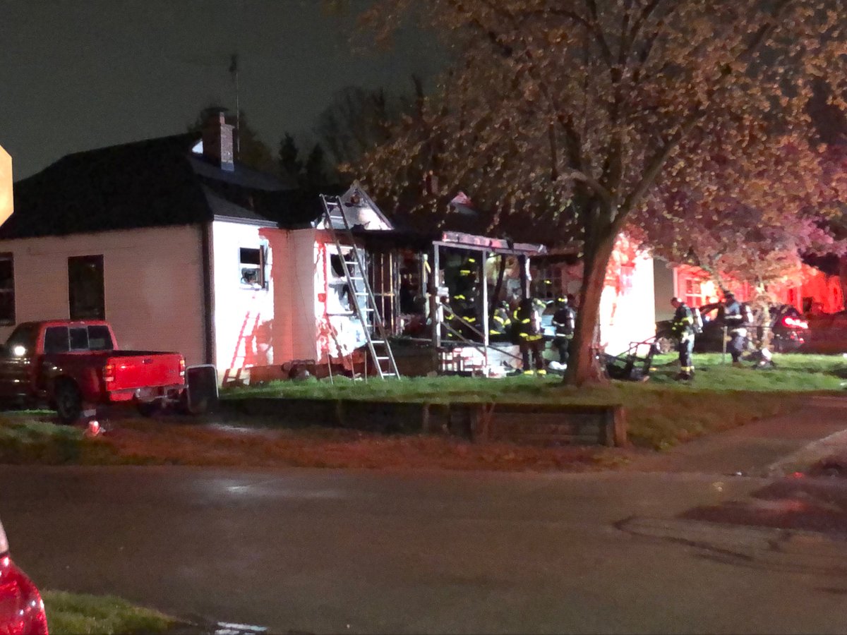 IFD confirms both the mom (in her 20's) and  the little girl (under 5 years old) were taken to hospitals after the home they were in on LeGrande Ave (near Keystone and Raymond) caught fire. No word yet on their current condition