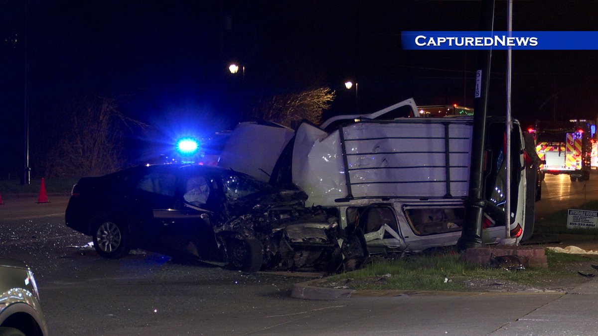 Gary, IN: Child airlifted from scene of horrific crash on Broadway near 80/94. Two others hospitalized as well. Video available @CapturedNews breakingnews, Gary, accident