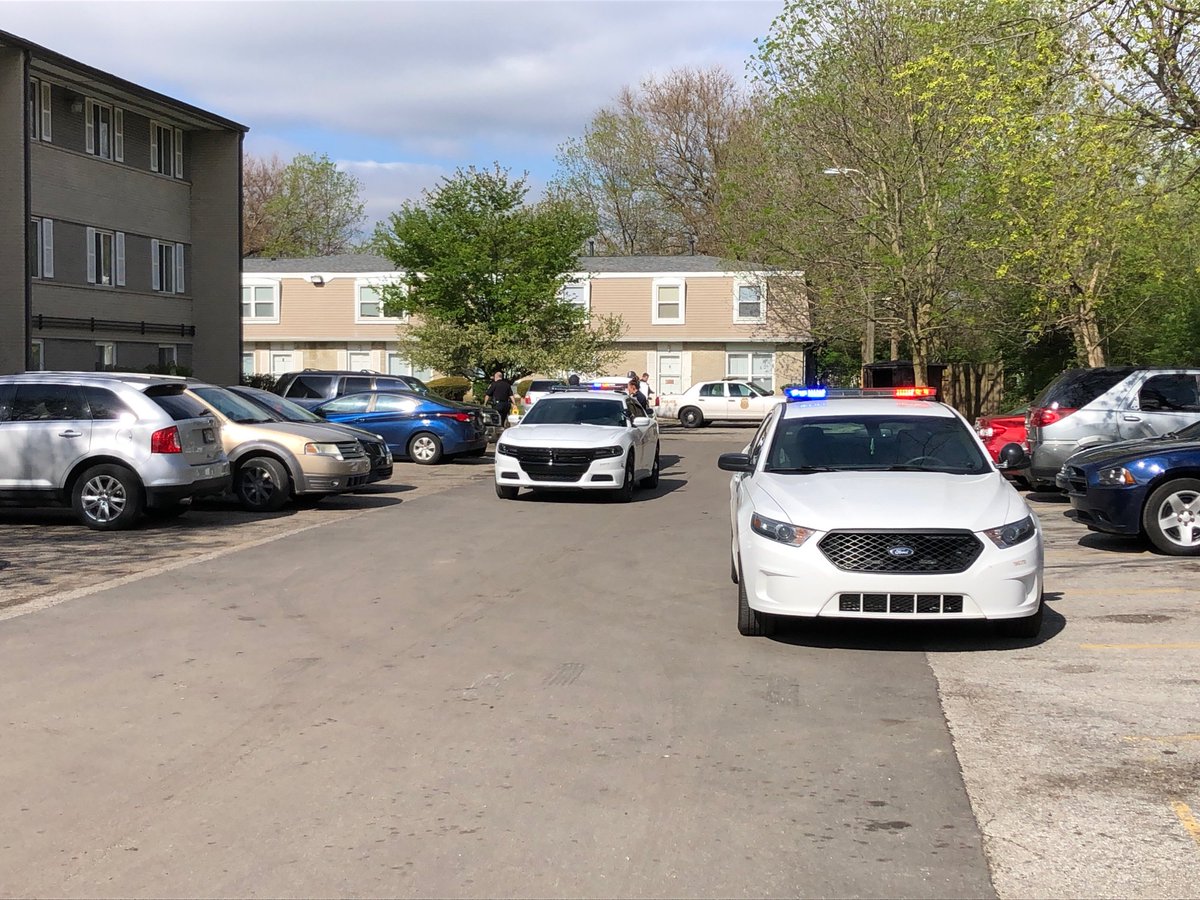 IMPD confirms a man is expected to be ok after he was shot in the leg in the Pangea Parkwest Apts off of 38th St near Moller Rd. the shooting happened inside one of the buildings, and that officers have a possible suspect description