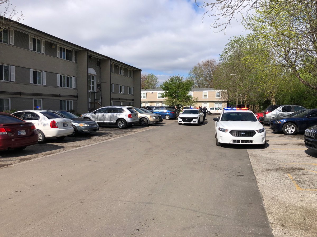 IMPD confirms a man is expected to be ok after he was shot in the leg in the Pangea Parkwest Apts off of 38th St near Moller Rd. the shooting happened inside one of the buildings, and that officers have a possible suspect description