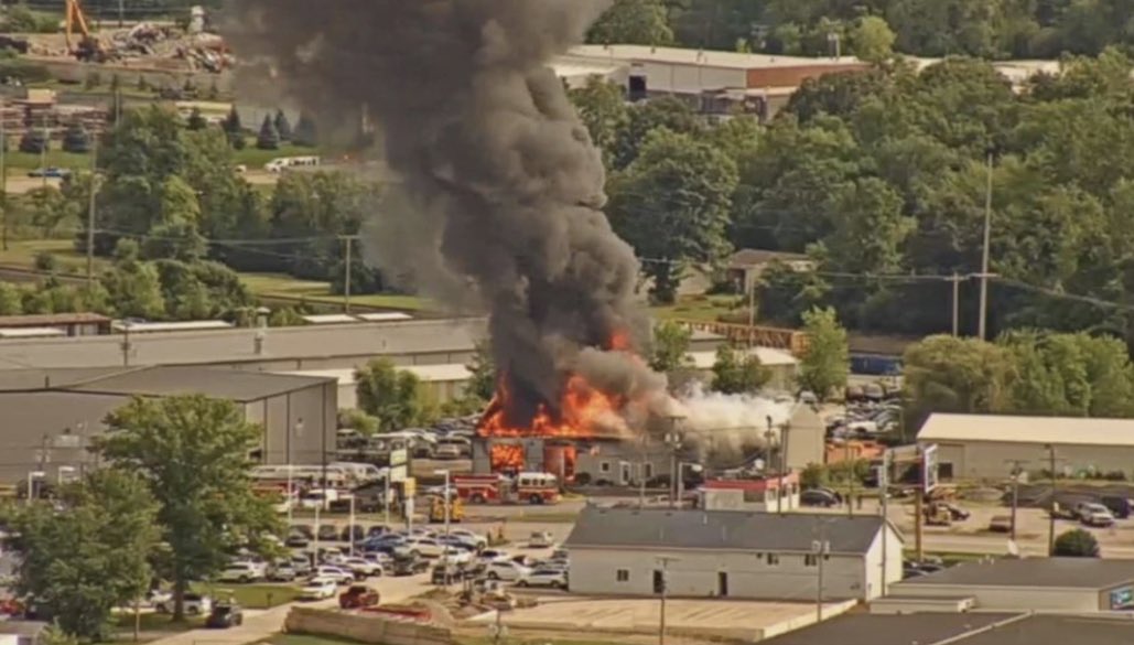 FWFD responding to large fire at Goshen Road business.  