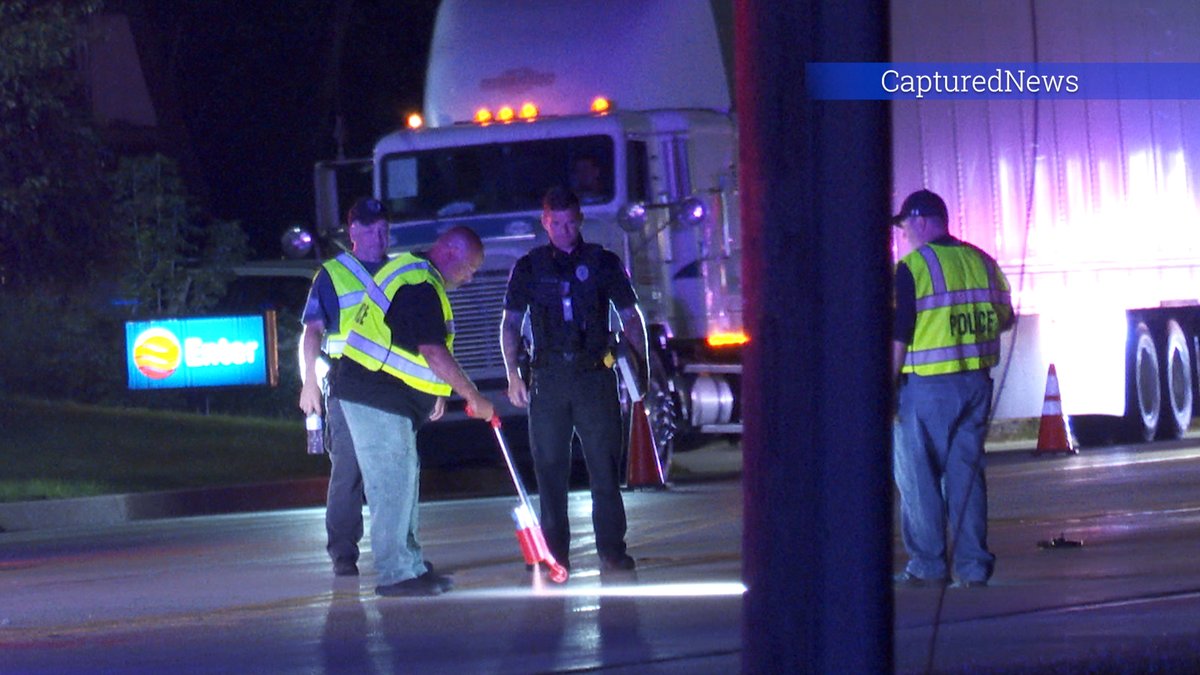 Schererville, IN: Coroner on scene of a vehicle that struck a pedestrian in the 1000 blk of West Lincoln Highway (Route 30) 