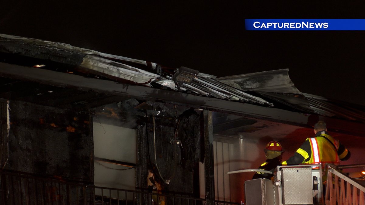 GARY, IN: Rescues were made as firefighters battled an extra-alarm fire in the 600 blk of West Ridge Road Thursday night. Aerial canon along with a deck gun and multiple hand lines were used to battle the blaze. 