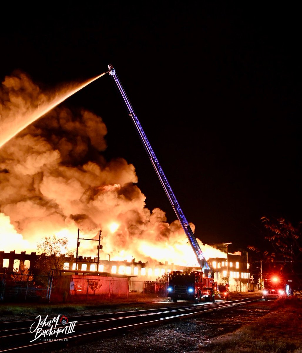 Evansville firefighters are currently on scene of a warehouse fire on the east side. Multiple companies. Severe exposures