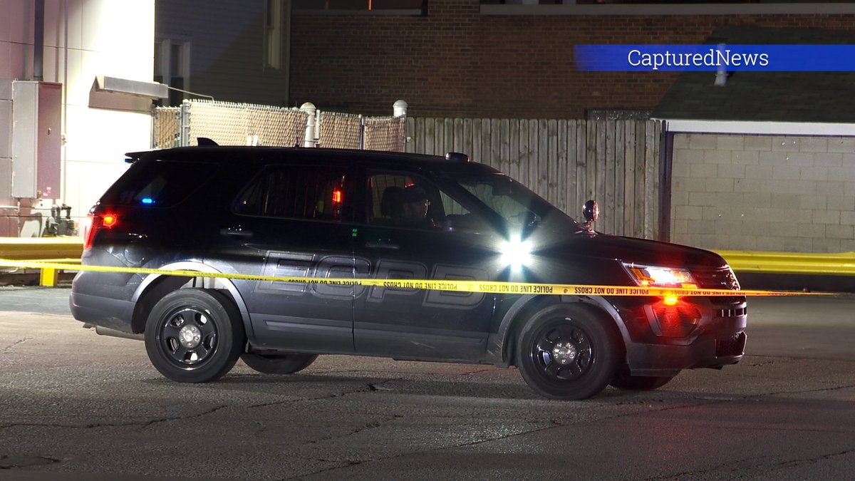 EAST CHICAGO, IN: Coroner on scene at a BP gas station near 145TH & Indianapolis Blvd Sunday evening. Crime scene tape stretched around the business.  