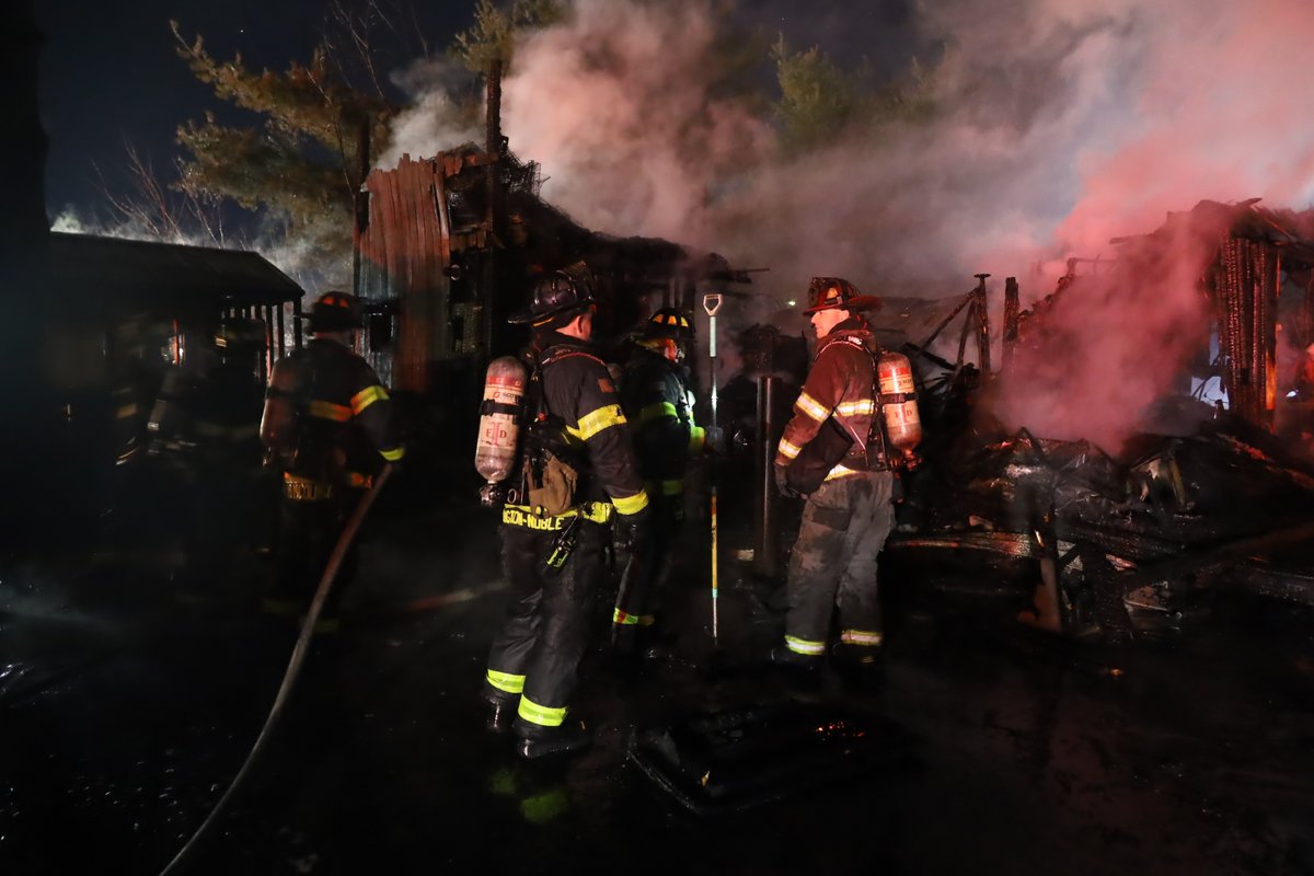 The shelter at 1614 W Edgewood, which has been in operation since 1994, is home to the at risk dog & cat community.  Directors for the shelter say that the building, a total loss, was used for laundry &amp; other storage.  Cause is under investigation. 