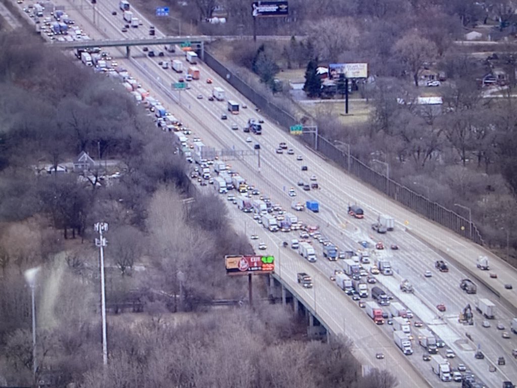 Hammond - multiple crashes near Cline have trashed WB 80/94 from Broadway on over. 1 crash before Cline is on the left side in the construction zone, the other 2 are just past Cline in the left lane & left shoulder