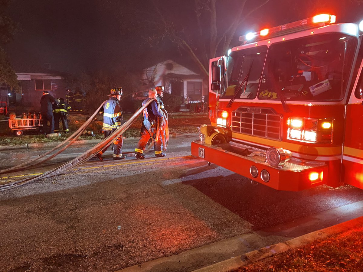 Beech Grove after a house fire earlier this morning. This is along Sherman Dr., south of Raymond Ave.Fire seems to be under control now. No official word on any injuries