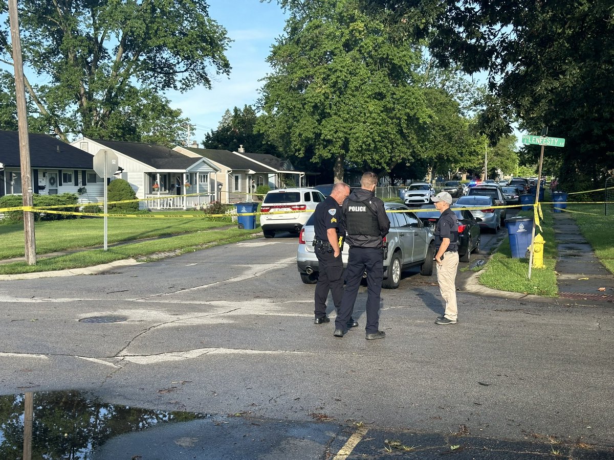 crew is here in Marion, IN at an officer-involved shooting.  two officers killed a man this morning. We do not know what led up to the incident yet. ISP is here investigating the scene.