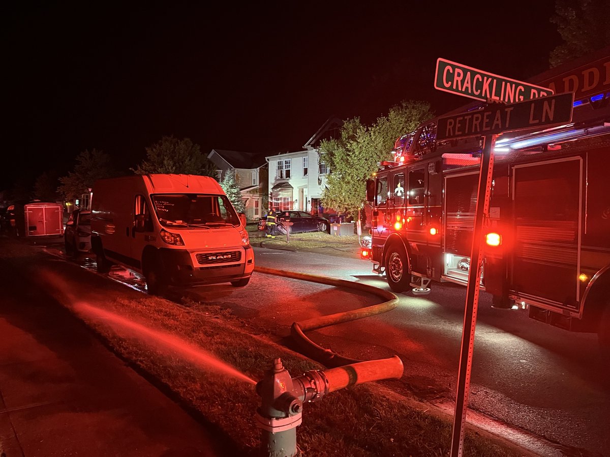 Two firefighters were hospitalized early this morning after the floor collapsed under them while battling a fire on Indy's southeast side. The blaze inside of the Acton neighborhood home was so bad that it damaged the house next to it