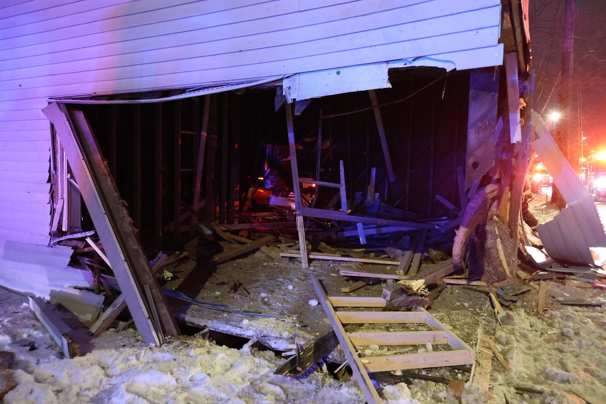 IMPD is investigating after a two-car crash overnight near North Belmont Avenue and West 10th Street sent one of the cars completely through a vacant building. 