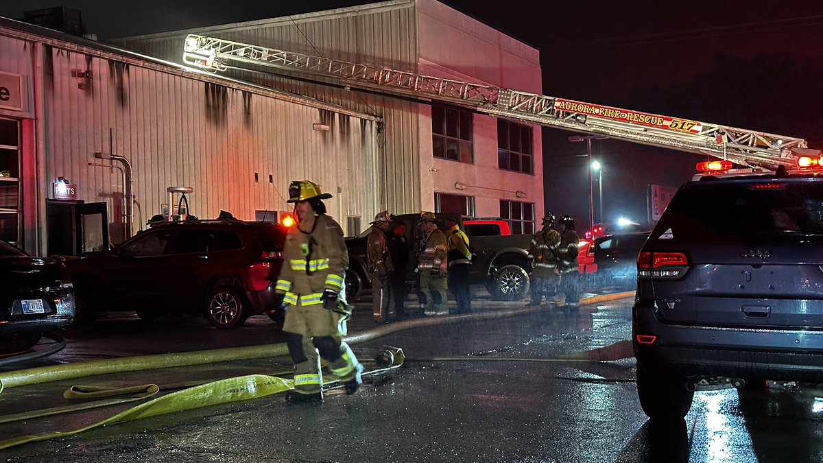 Fire crews from across the area responded to the Jeff Wyler Chrysler dealership in Greendale, Indiana this morning. The fire is now out but there is serious damage to the building. No injuries have been reporter