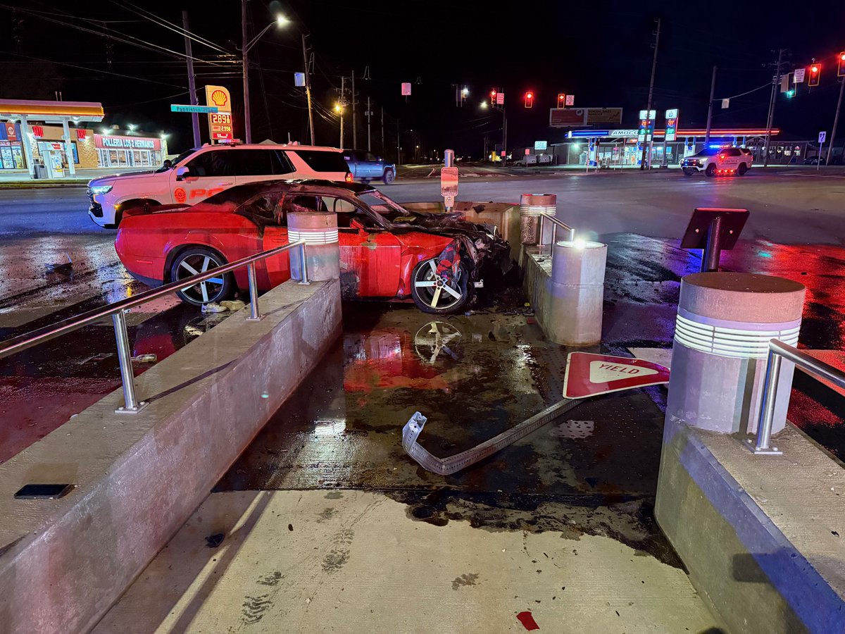 Two people were injured in a car crash in Lawrence early this morning.  Lawrence Police Department
