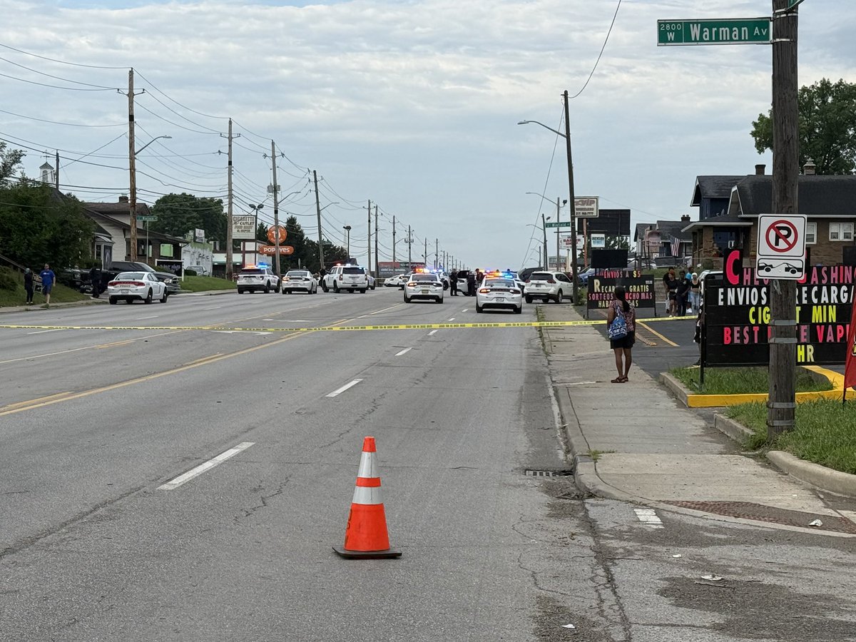 The suspect may have rammed an ambulance during the getaway attempt at E. 10th Street and Pleasant Run. As for the shooting: Happened at E. 42nd Street and Mitthoefer Road. 3 people shot at least 2 are in critical condition 
