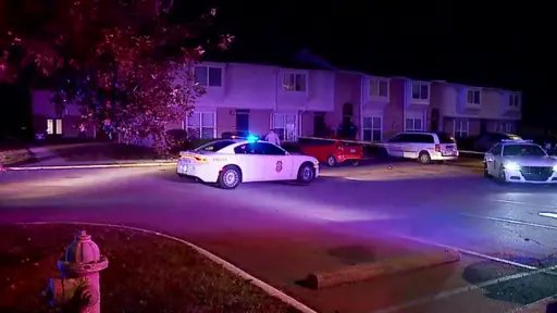 3 separate shootings, 1 woman dead and 4 others shot. Photo below is from the far eastside where a woman was killed early this morning in a shooting at an apartment in the 10100 block of John Jay Drive at 3:18 a.m.  IMPD tells us they believe this shooting involved