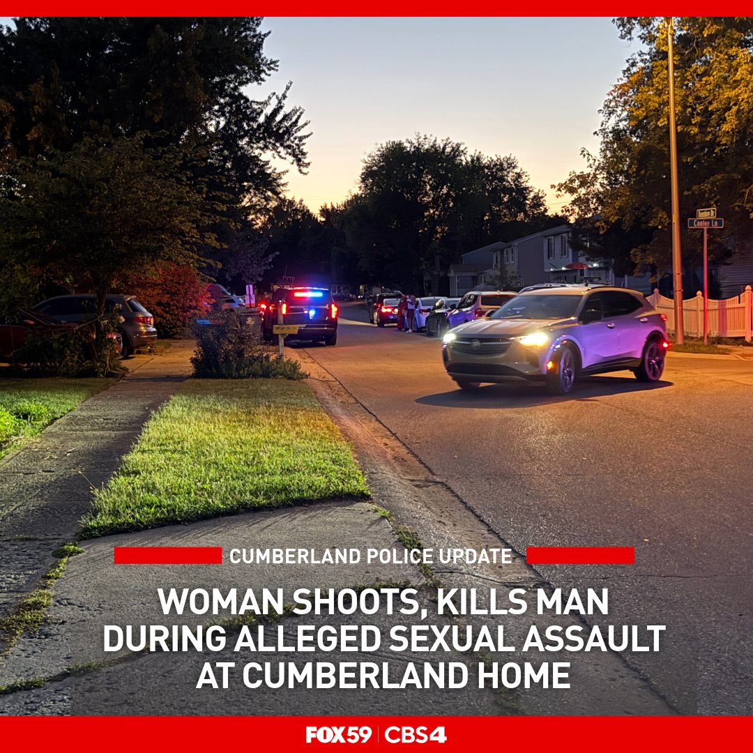Cumberland police say a fatal shooting on Sunday night stemmed from an alleged sexual assault