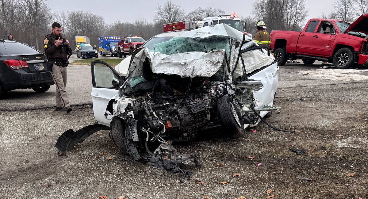 Two drivers are dead after a crash this morning in Kosciusko County