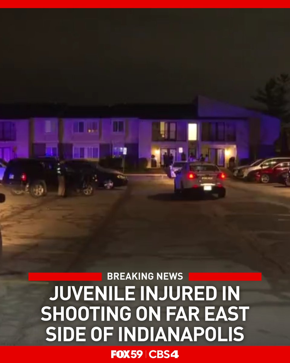 A juvenile was injured in a shooting on the far east side of Indianapolis Tuesday night. The shooting occurred at Amber Woods Apartments, which are located just off of North Mitthoefer Road