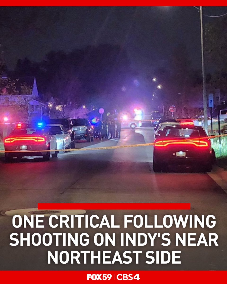 One man is in critical condition following a shooting on the near northeast side of Indianapolis on Wednesday night.