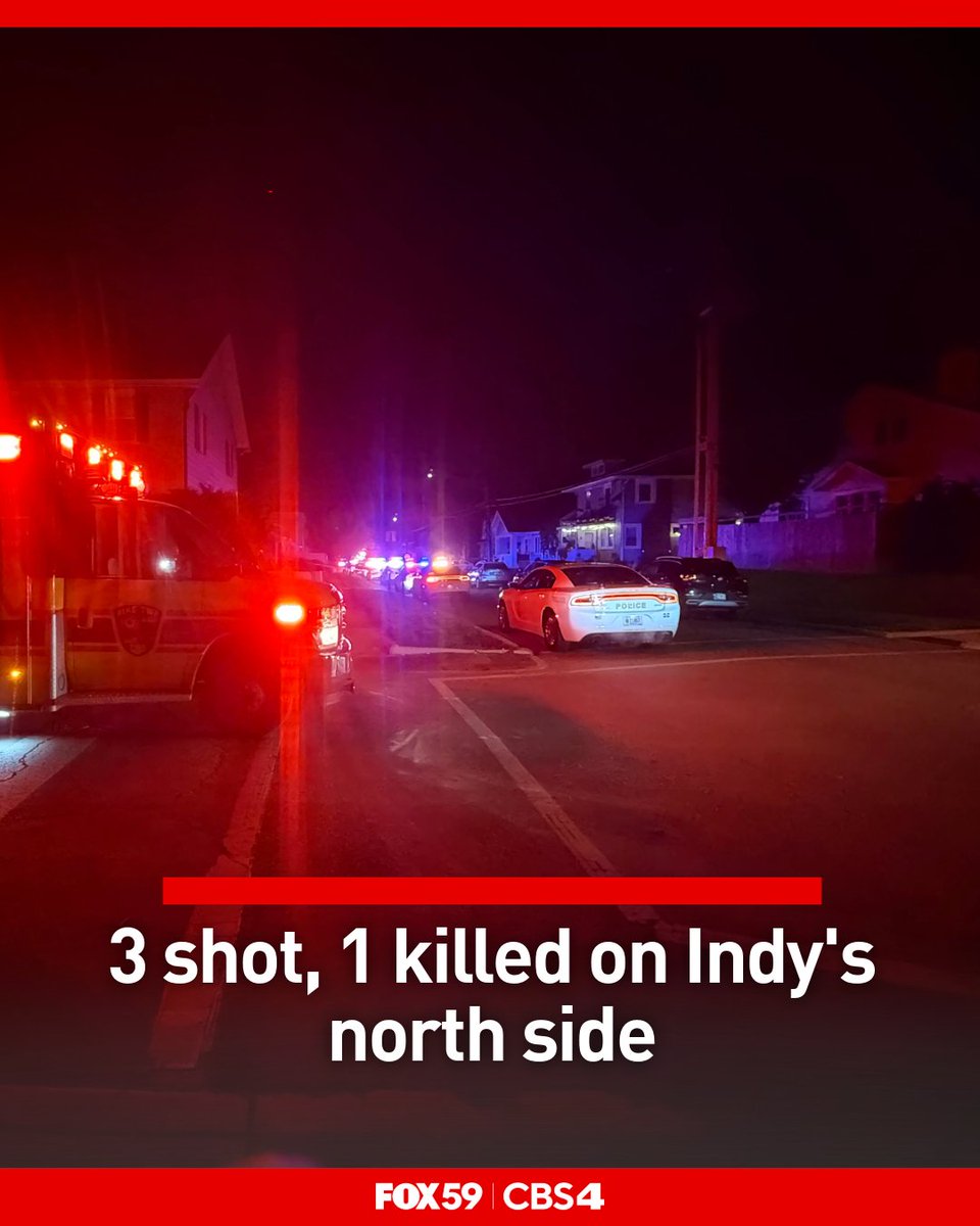 An investigation is underway after one person was killed and two others were injured in a triple shooting on Indy's north side Sunday morning