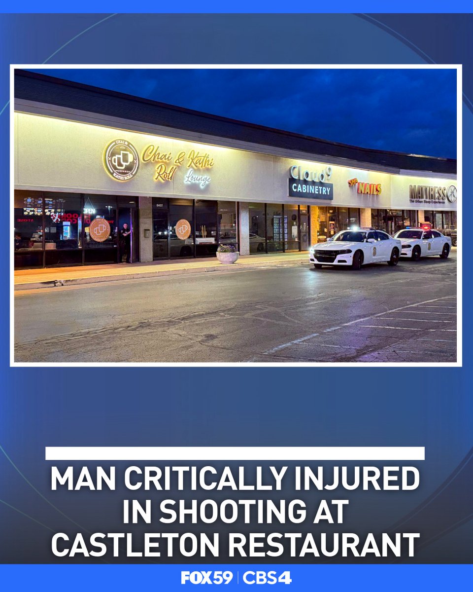 A man was critically injured in a shooting at a Castleton restaurant on Sunday. IMPD reported that the victim involved in the shooting was affiliated with the restaurant in some fashion
