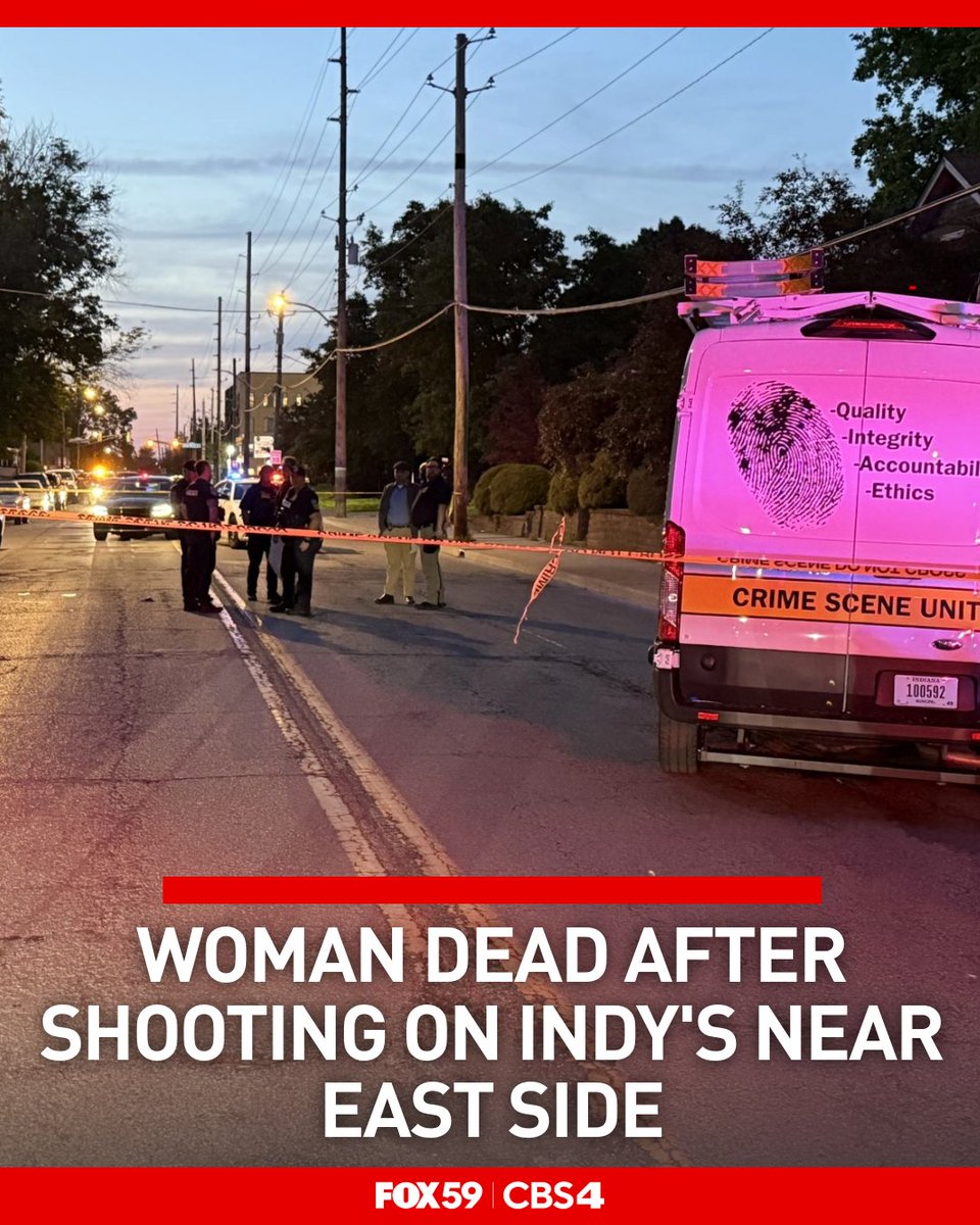A woman is dead following a shooting on the near east side of Indianapolis on Thursday night.