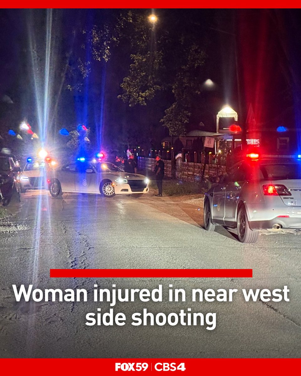 An investigation is underway after a woman was injured in a shooting on Indy's near west side Sunday morning