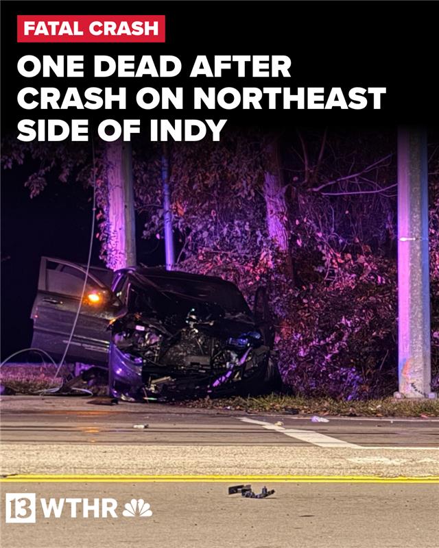 IMPD is investigating after one person was killed in a crash on the northeast side of Indianapolis Sunday morning. Police say the crash involved two cars, each with two occupants inside. All four were taken to the hospital, according to police.
